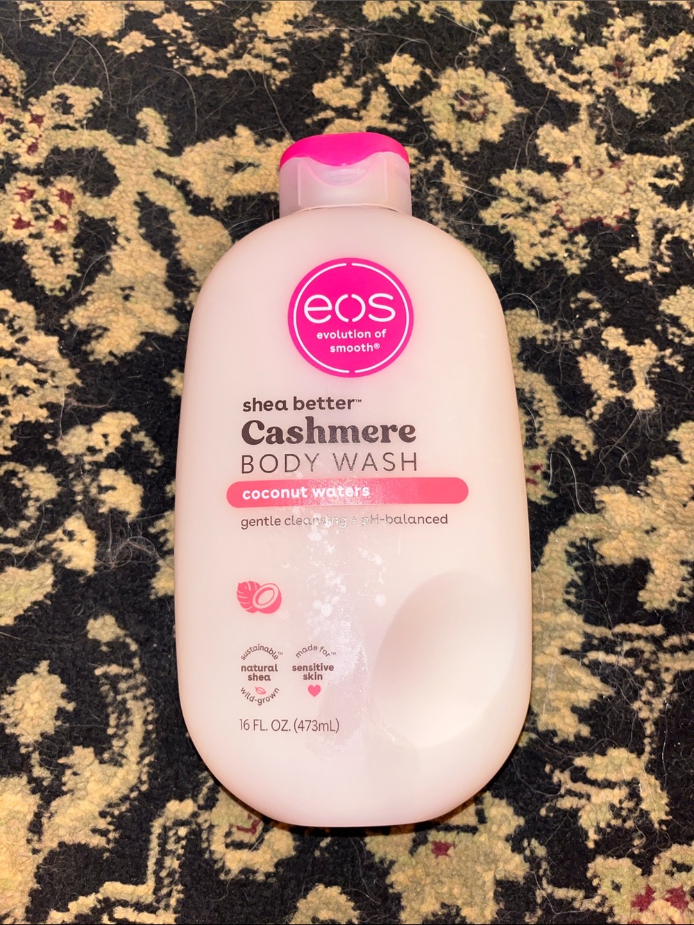 eos Cashmere Coconut Waters Body Wash - Pink